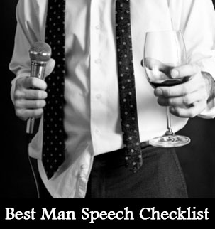 Best Man Speech Checklist 