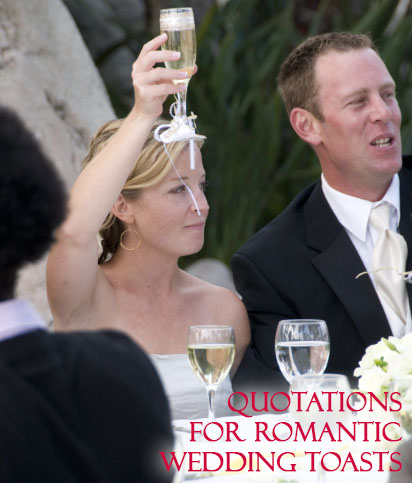 Quotations for Romantic Wedding Toasts
