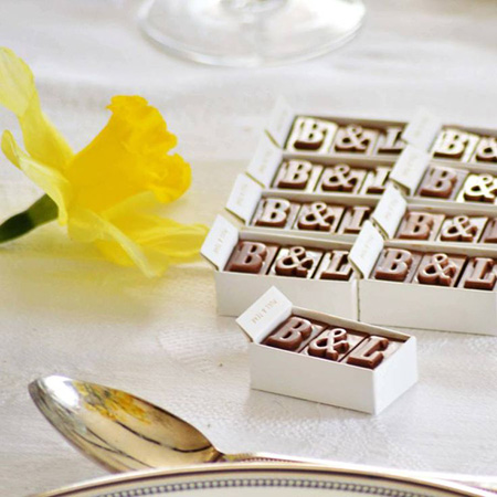 personalized chocolate favors