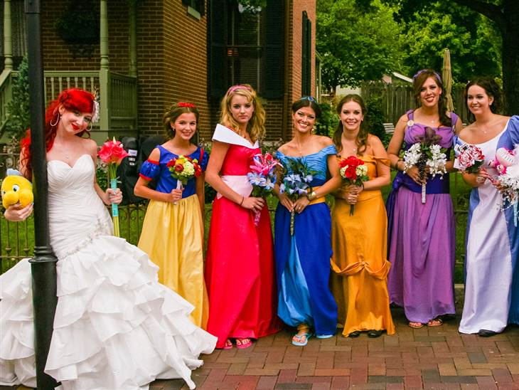 Funky Wedding Ideas - Disney Princess Themed Wedding